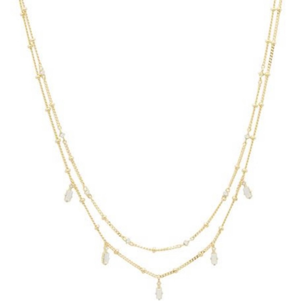 Gorjana Dani Crystal Layered Necklace
